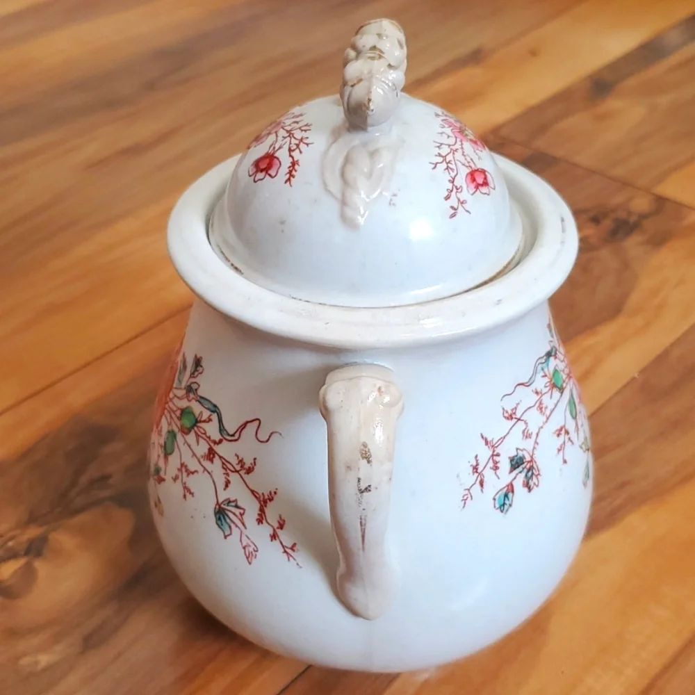 Iron Stone Knowles, Taylor And Knowles Jar With Lid - Picture 3 of 9